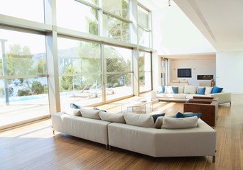 beautiful modern living room interior