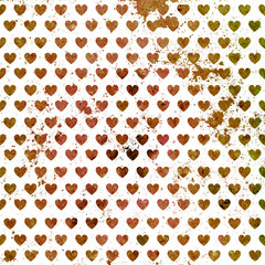Valentines day background with hearts
