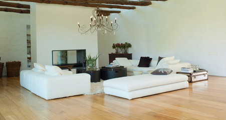 beautiful modern living room interior