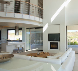 beautiful modern living room interior