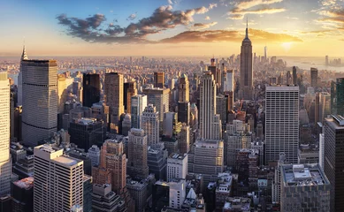 Foto op Plexiglas Skyline New York City, NYC, VS