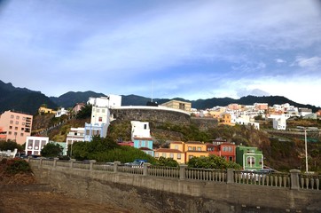 Obraz premium Rues, maisons et ruelles de Santa Cruz de La Palma