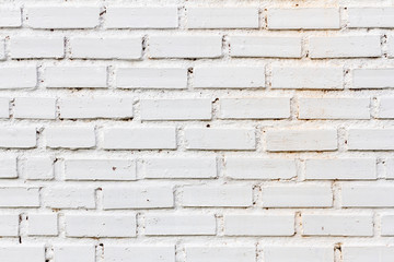 Obraz premium Brick wall texture or brick wall background. Closeup brick wall for design with copy space for text or image. Abstract brick wall detail.