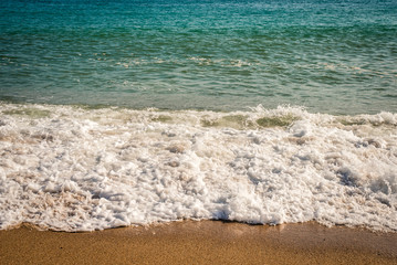 Wellen am Strand