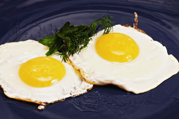 Fried eggs