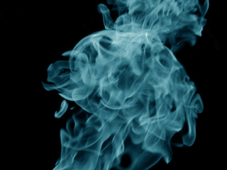 Текстура дыма на черном фоне