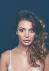 Fototapeta premium portrait of beautiful delicate woman