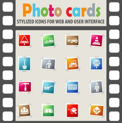 road repairs icon set