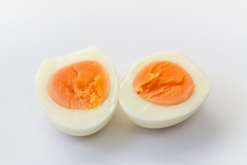 Boiled chicken egg
