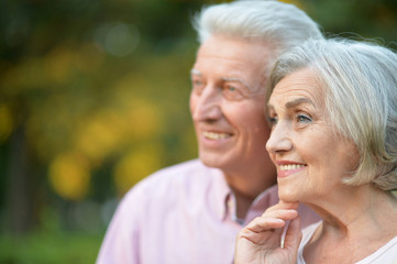 portrait of senior couple 