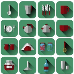 set of different kitchenware