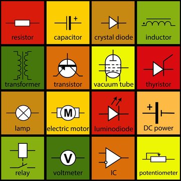 a set of 16 elements of the electrical circuit