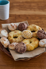 Traditional Sicilian 2nd of November cookies,