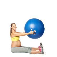Fototapeta premium Fit mother to be