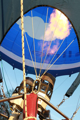 Verwarmen van een luchtballon