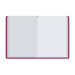 Fototapeta premium Book object icon. Education literature read and library theme. Isolated design. Vector illustration