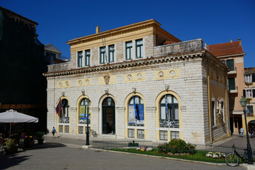 Fototapeta na wymiar Town hall, Corfu, Greece