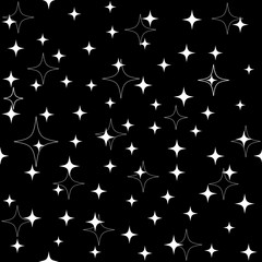Star seamless pattern