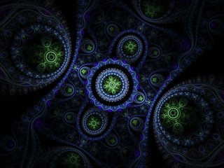 Abstract fractal image