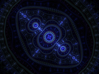 Abstract fractal image