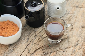 hot coffee espresso