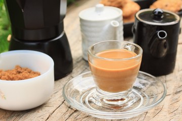 hot coffee espresso