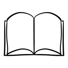 Book object icon. Education literature read and library theme. Isolated design. Vector illustration