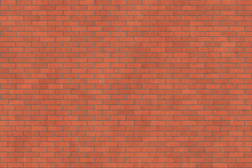 Background texture of red rough brick wall