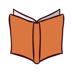 Book object icon. Education literature read and library theme. Isolated design. Vector illustration