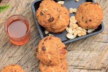 Cashew cookies with honey