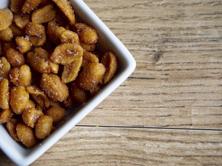 Peanuts with honey