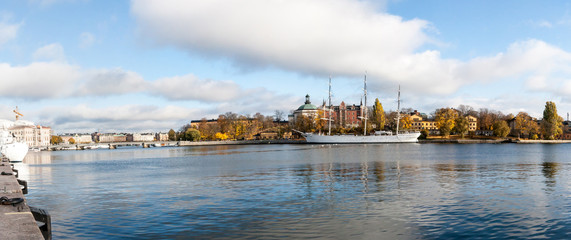 Picturesque autumn review Stockholm