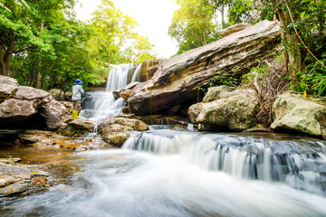 Waterfall landscape