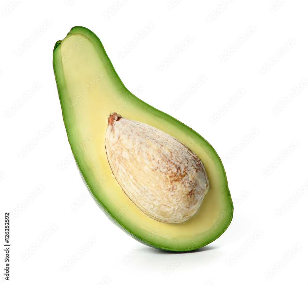 Canvas Prints avocado on white background