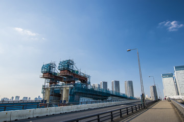 晴海大橋と首都高延伸