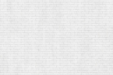 Background texture of white brick wall