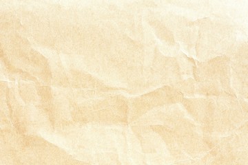 Brown crumpled paper texture