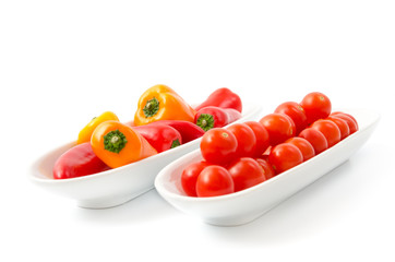 Cherrytomaten und Snackpaprika
