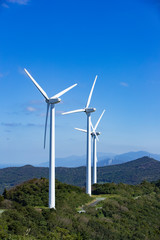 風力発電施設（ウインドパワー）　佐田岬半島
