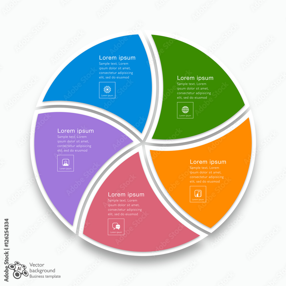 Canvas Prints chart ｄesign for business presentations #vector graphic