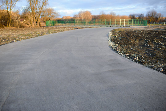 A newly built trail for  Karting
