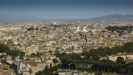 Fototapeta na wymiar Rome from above 2