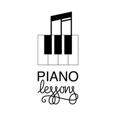 Piano lessons logo