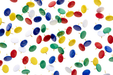 Bunte Heftzwecken