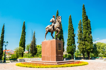 King Nikola I Petrovic-Njegos monument in Podgorica, Montenegro