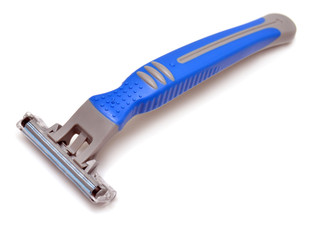Razor for men shaving isolated on white background