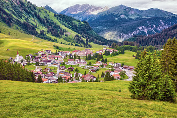 Amazing alpine scenery from Berwang, Austria