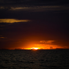 Fototapeta na wymiar Sunset in Koh Phangan, Thailand