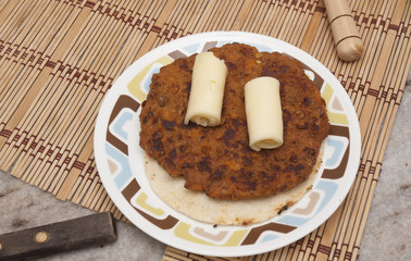 Lentil cake