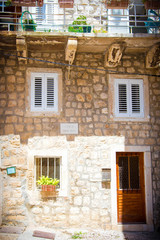 Fototapeta na wymiar Dubrovnik street in the Old Town